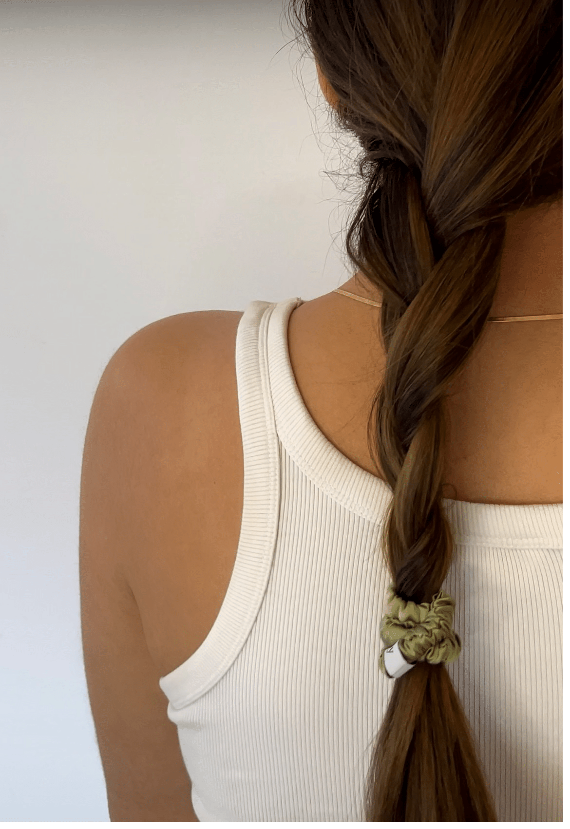 Luksus Silke Scrunchie 3pk - WASABI